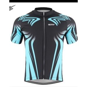 SOTF Cycling Bicycle Jersey Blue and Black New